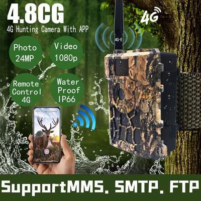 4,8 cámara móvil 24MP LTE 4G Sim Card del rastro del CG