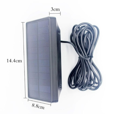 IP54 compás 1.6W 9v que caza el panel solar de la cámara con la batería