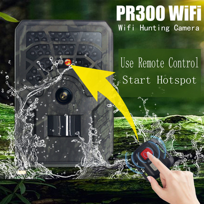 PR300C WiFi que caza la prenda impermeable 24MP de la cámara el 15m IR IP56