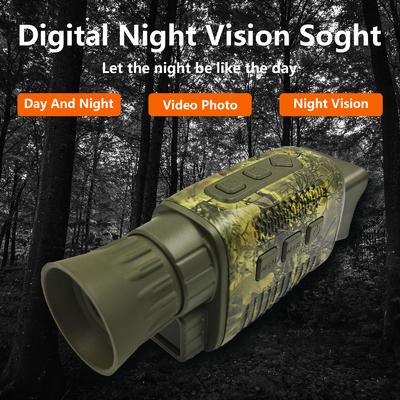 Resolución de vídeo monocular 4K/2K/1088P de la visión nocturna de NV1000C 5X modificada para requisitos particulares