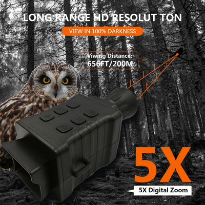 Cámara ultraligera monocular de la visión nocturna infrarroja HD de NV3000B 4K Digitaces con 36MP