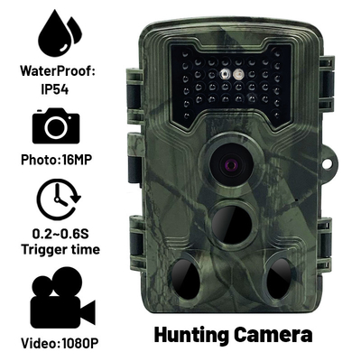 34pcs IR enciende la cámara del rastro de la cámara 36mp de la fauna de la visión nocturna de Hd de la prenda impermeable 1080p