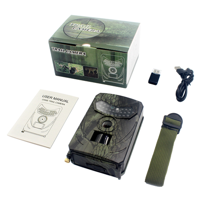 PR100C Hunter Trail Camera 26pcs LED 940nm 12MP 1080P IP56 impermeable