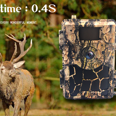 Cámara móvil SIM Card 4G Lte Cmos 24MP del rastro 4.8CG