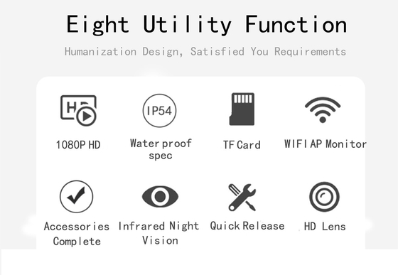 Cámara i1296P IP54 Warterproof PIR APP inalámbrico de la caza de PR300C WIFI