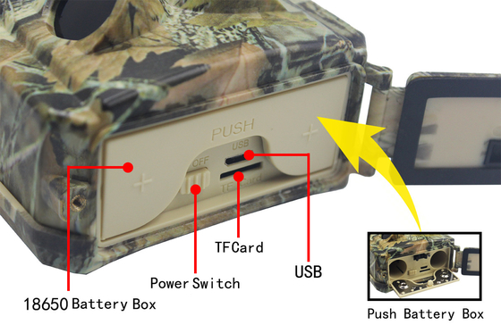 Prenda impermeable 30FPS de PR400 Hunter Trail Camera PIR 1080p