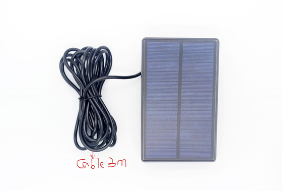 IP54 compás 1.6W 9v que caza el panel solar de la cámara con la batería