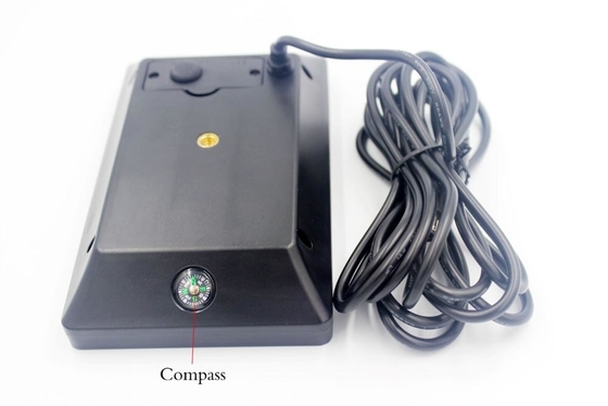 caza de la batería del compás 2400mAh del trípode del panel solar de la cámara del rastro de 9V 1.6W