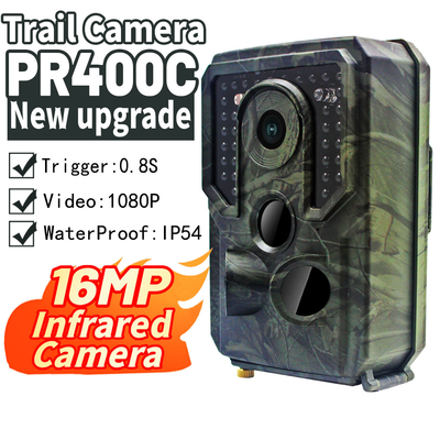 FAVORABLE cámara 1080P 16mp de la fauna de la visión nocturna PR400 que caza cámaras de exploración