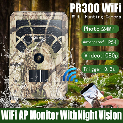 PR300A Wifi que caza la prenda impermeable 36MP de la cámara IP56